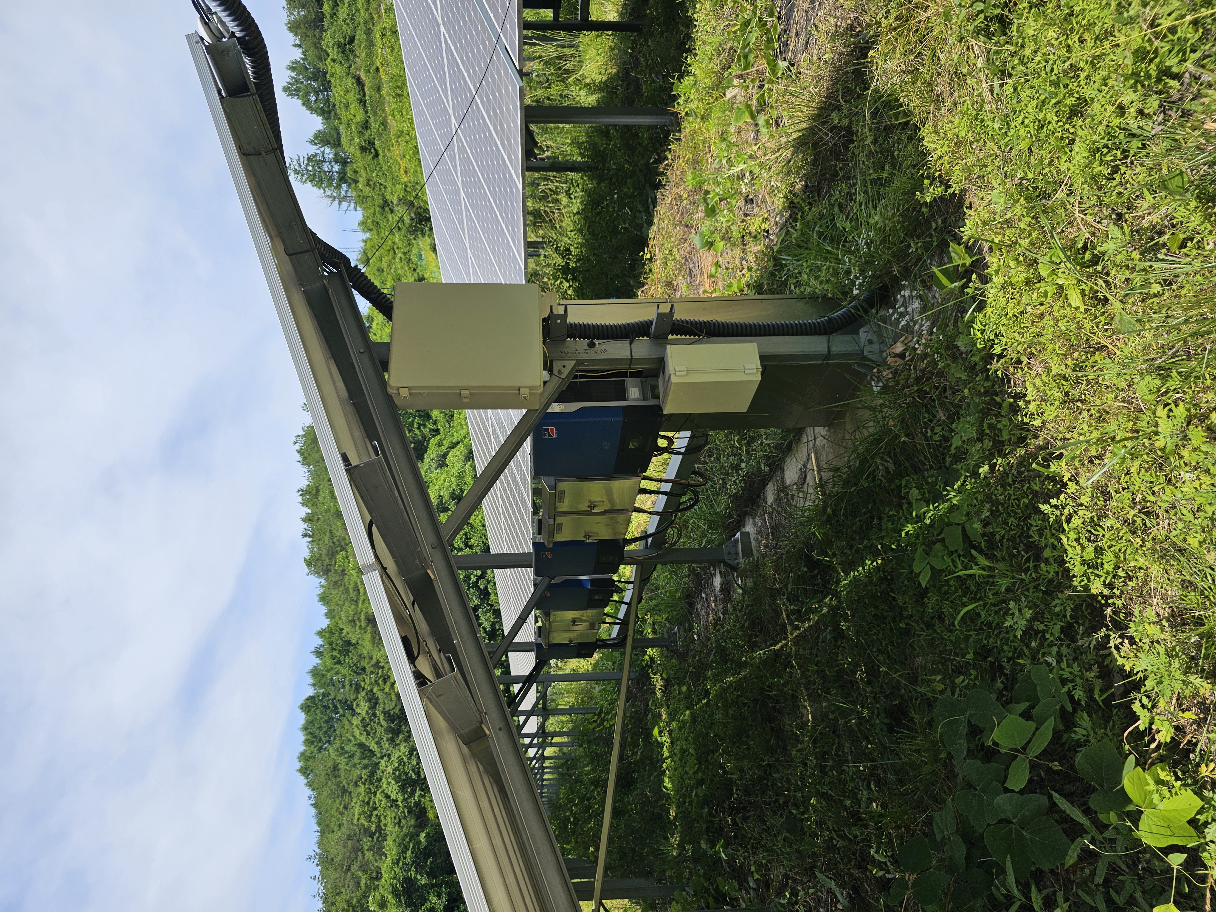 경북 영주 태양광 발전소 전경